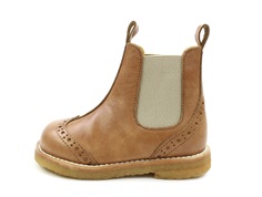 Angulus tan/beige ancle boot hole pattern